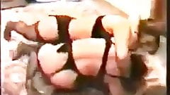 80’s Busty Brunette’s Catfight