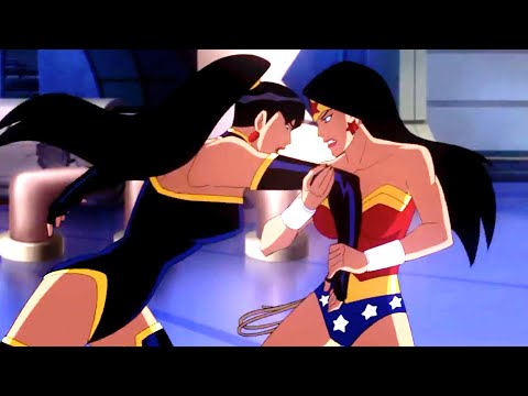 Wonder Woman vs. All Women [Justice League: Crisis on Two Earths]