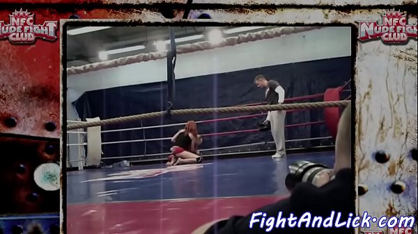 Busty redhead lezzie wrestling with eurobabe