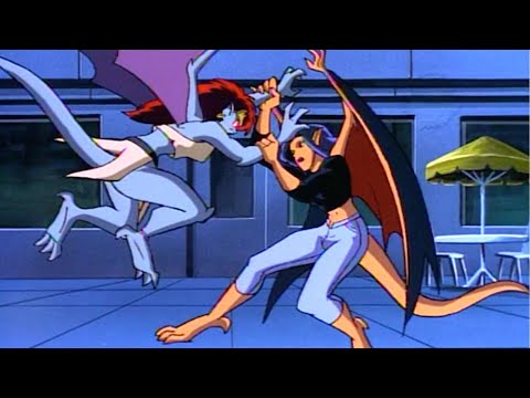 Elisa Maza vs. Demona [Gargoyles – S2E05 – "The Mirror"]