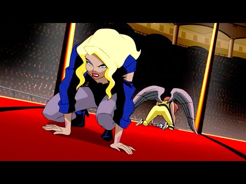 Black Canary & Huntress vs. Hawkgirl & Vixen [Justice League Unlimited – S3E09 – “Grudge Match”]