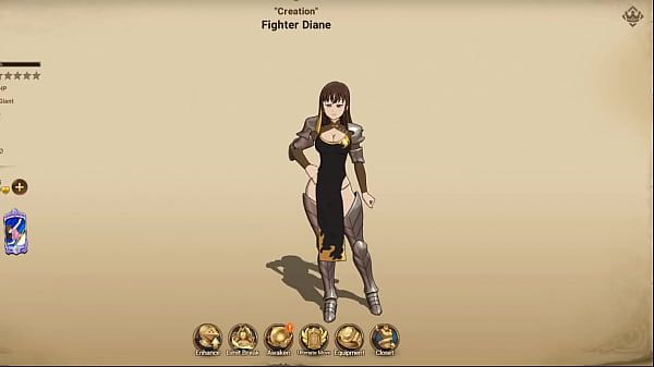 7 Deadly Sins Grand Cross – Green “Creation” Fighter Diane Entrance