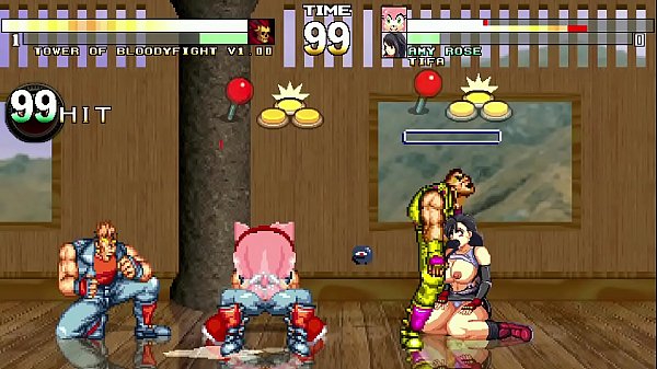 MUGEN Amy Rose and Tifa Lockhart
